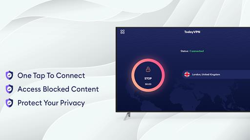 Today VPN - Free VPN Proxy - Unlimited VPN Capture d'écran 1