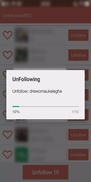 Unfollower Plus - Non followers & Following Tangkapan skrin 2