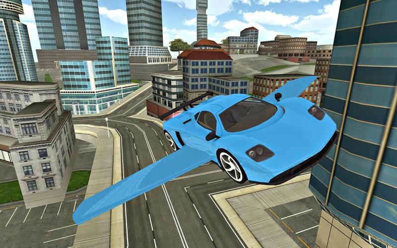 Flying Car Simulator Xtreme 3D Captura de tela 4