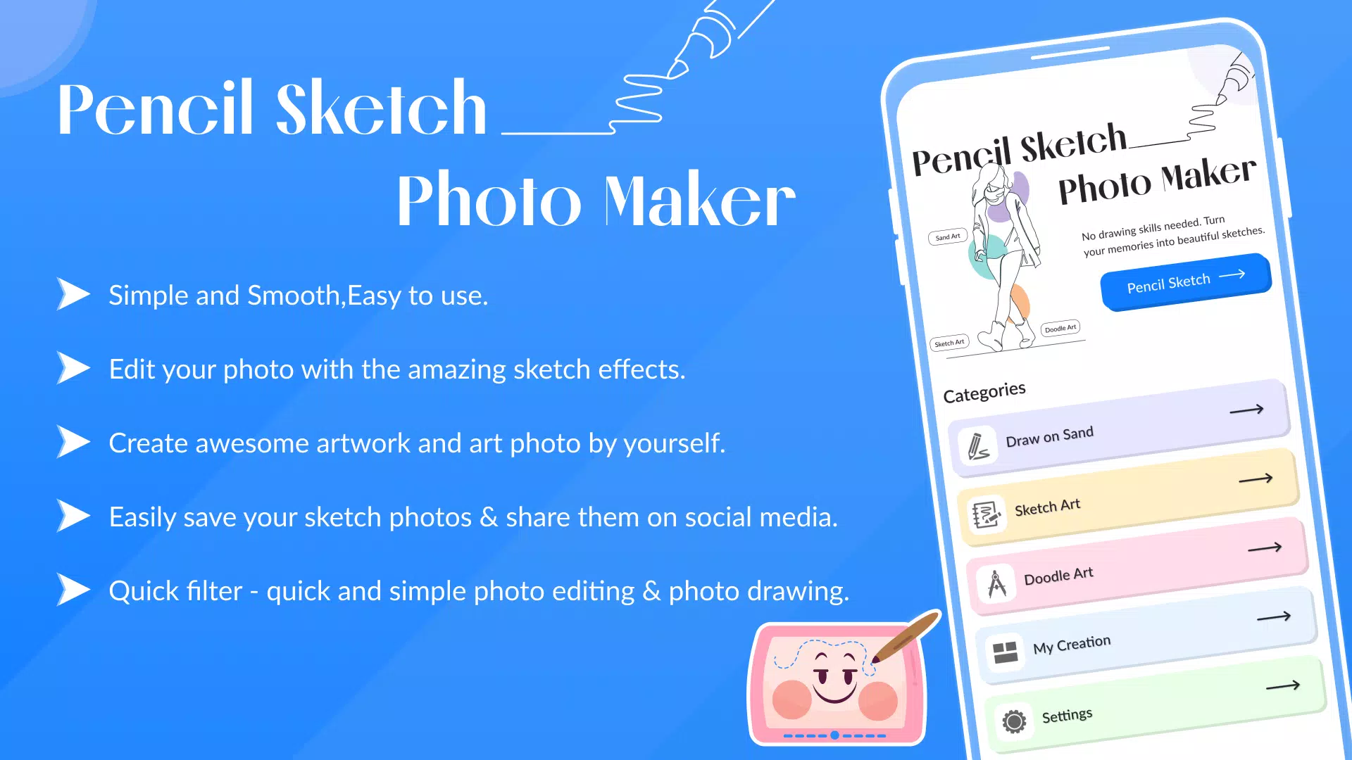 Pencil Sketch Photo Maker Capture d'écran 3