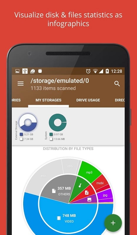 Storage Analyzer & Disk Usage स्क्रीनशॉट 1