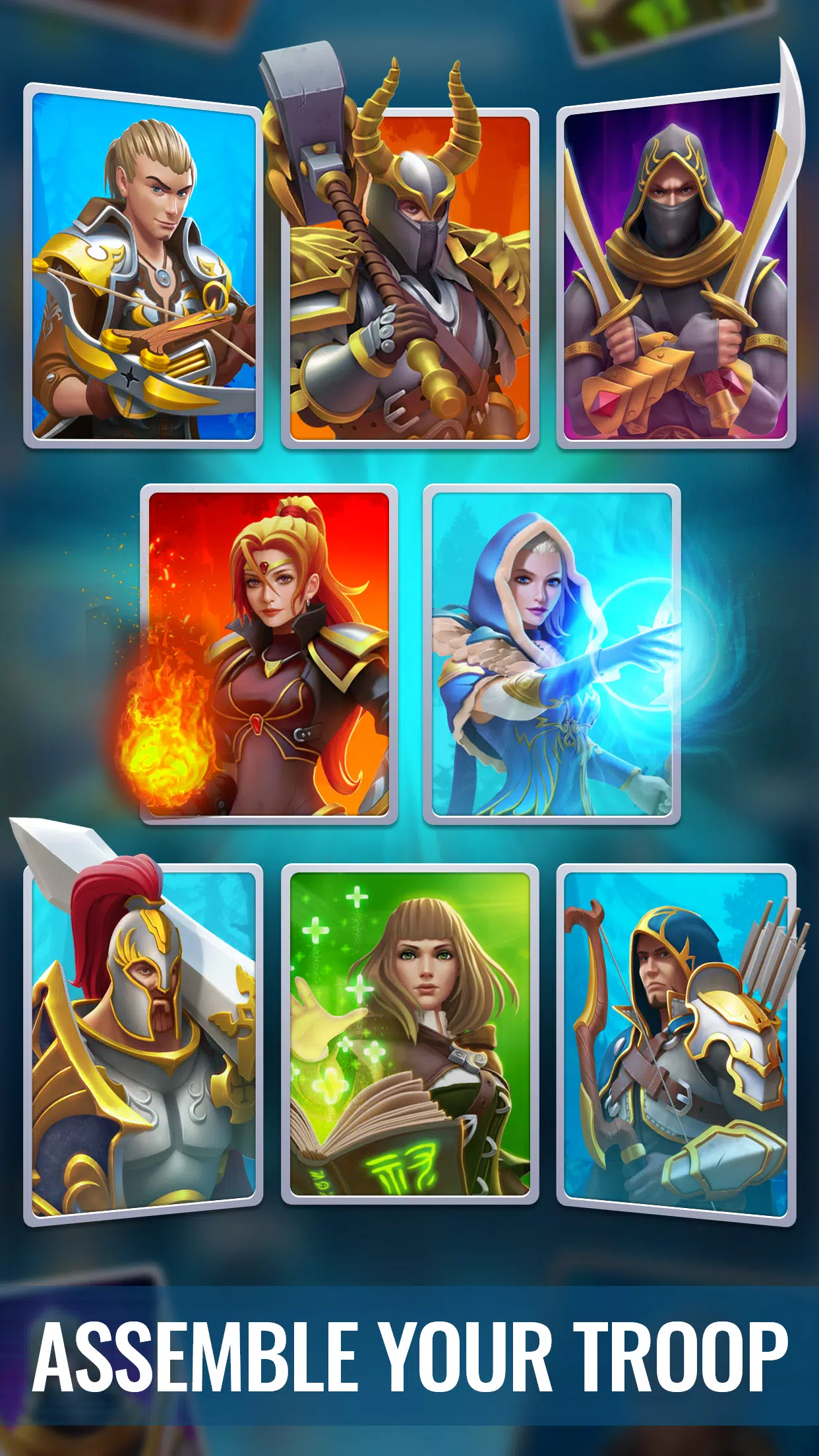 Raid & Rush - Heroes idle RPG ภาพหน้าจอ 1