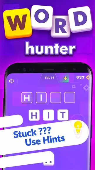 Word Hunter - Offline Word Puz Capture d'écran 2