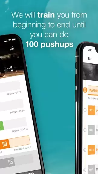 0-100 Pushups Trainer स्क्रीनशॉट 2