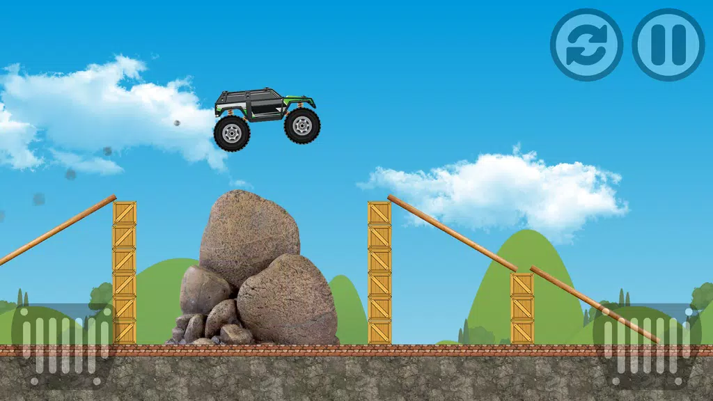 Monster Truck Racing Game Ekran Görüntüsü 1