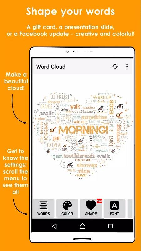 Word Cloud Ảnh chụp màn hình 1