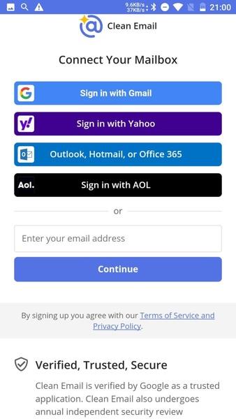 CleanEmail Screenshot 1