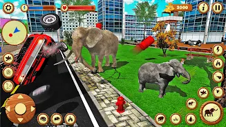 Elephant Simulator City Attack Captura de tela 3