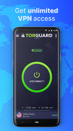 私人和安全的 VPN：TorGuard應用截圖第1張