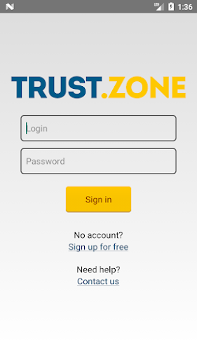 Trust.Zone VPN - Anonymous VPN ภาพหน้าจอ 1