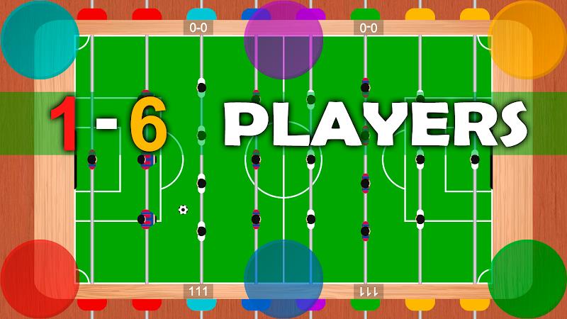 Foosball table soccer 1 2 3 4 Screenshot 1