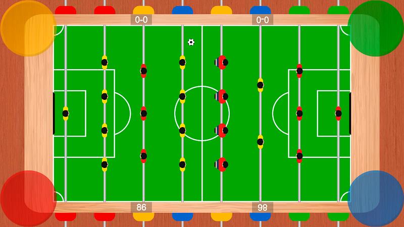 Foosball table soccer 1 2 3 4 Screenshot 2