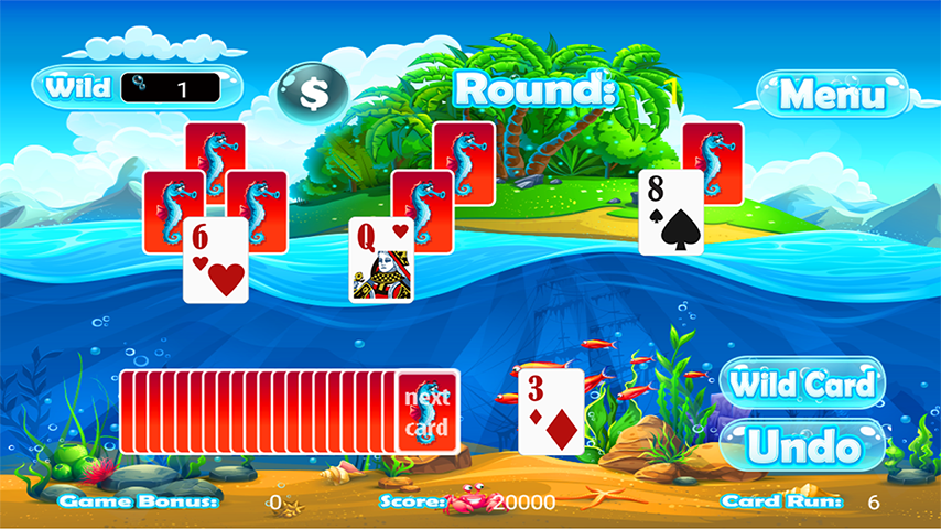 Tri Peaks Solitaire Classic 스크린샷 3