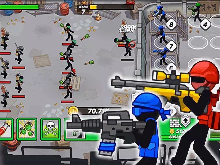 Stickman Defenders: Stick War Screenshot 2