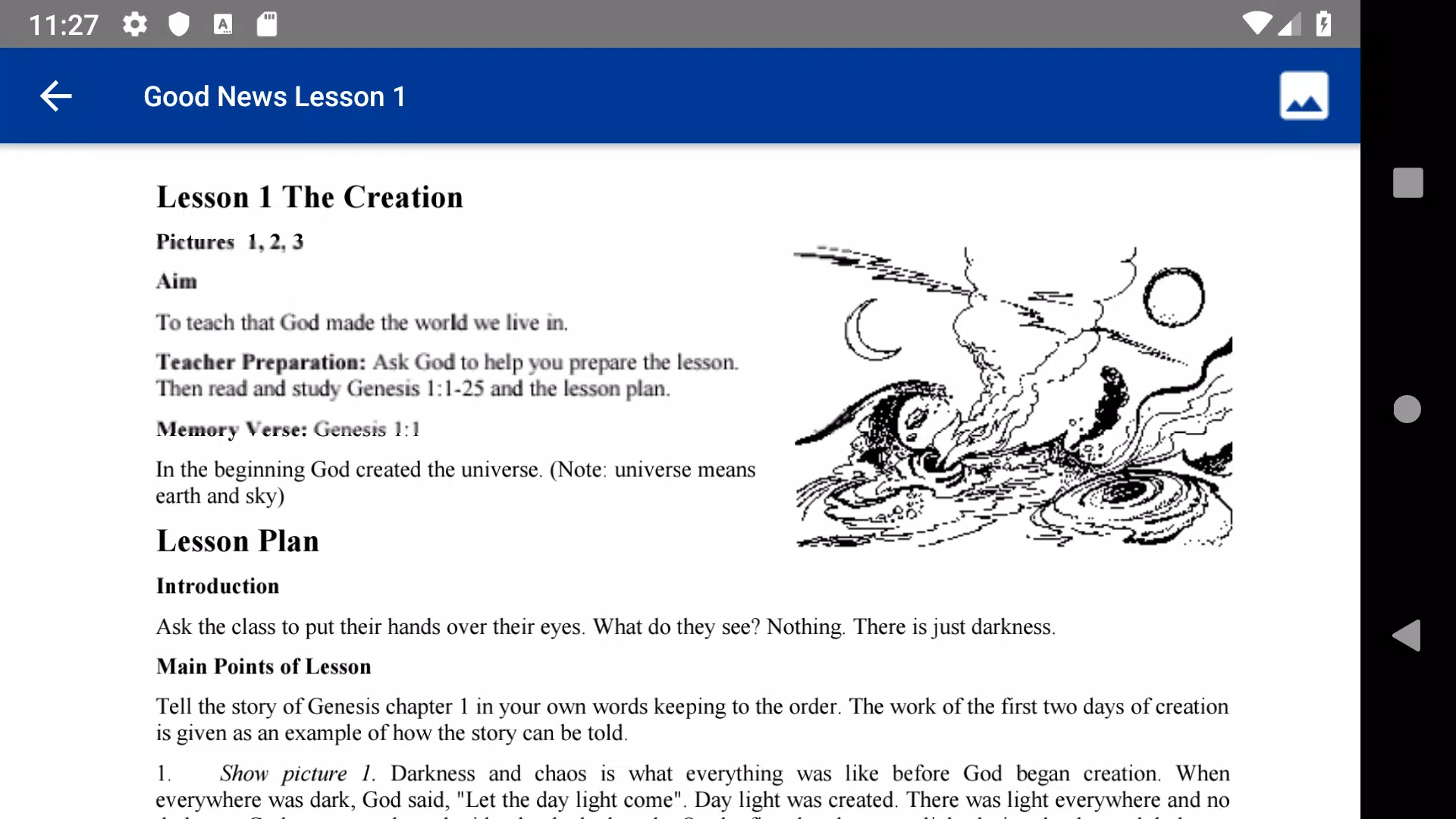 Sunday School Lessons Captura de pantalla 3