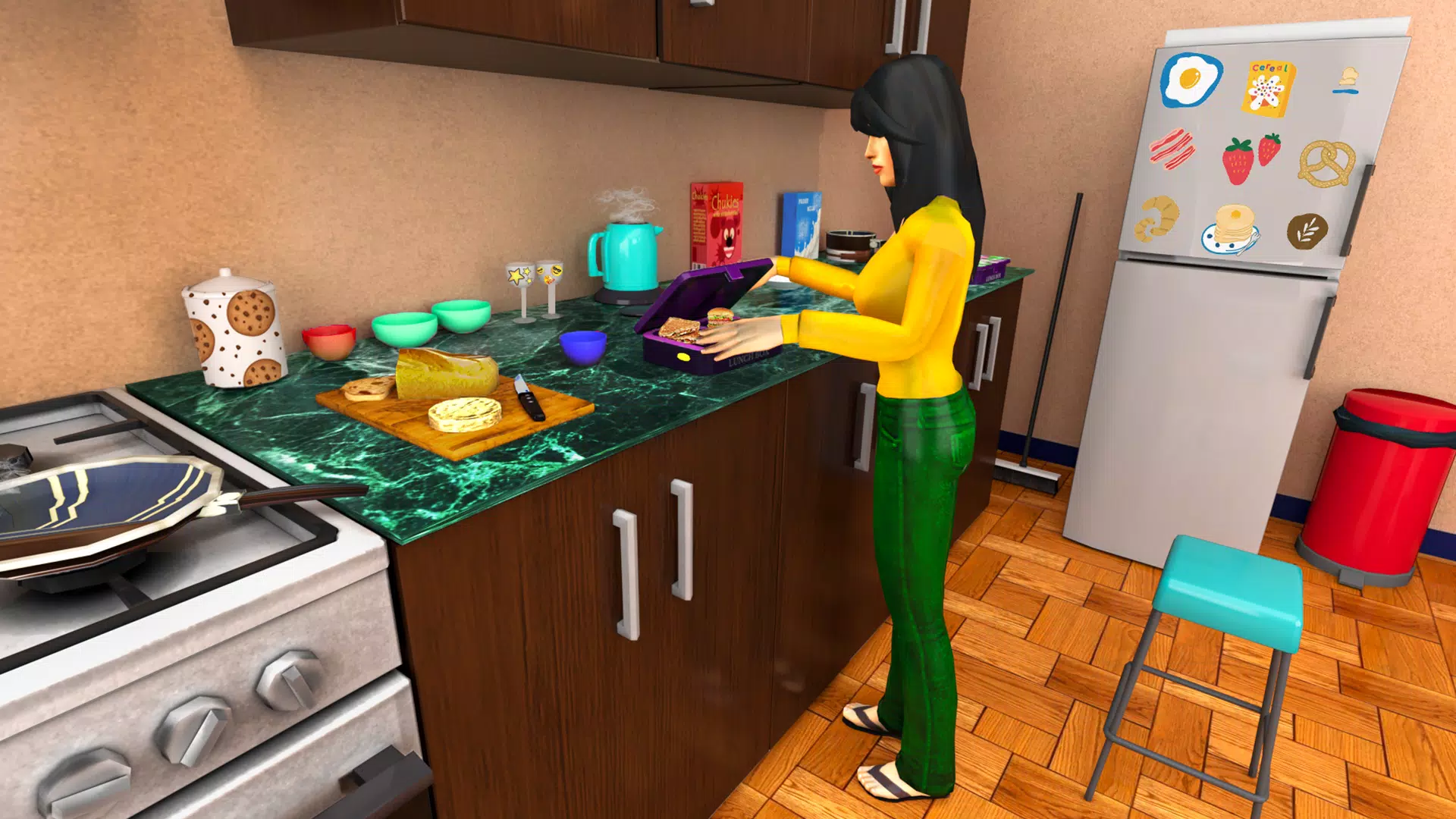 Virtual Mother Single Mom Sim Screenshot 2