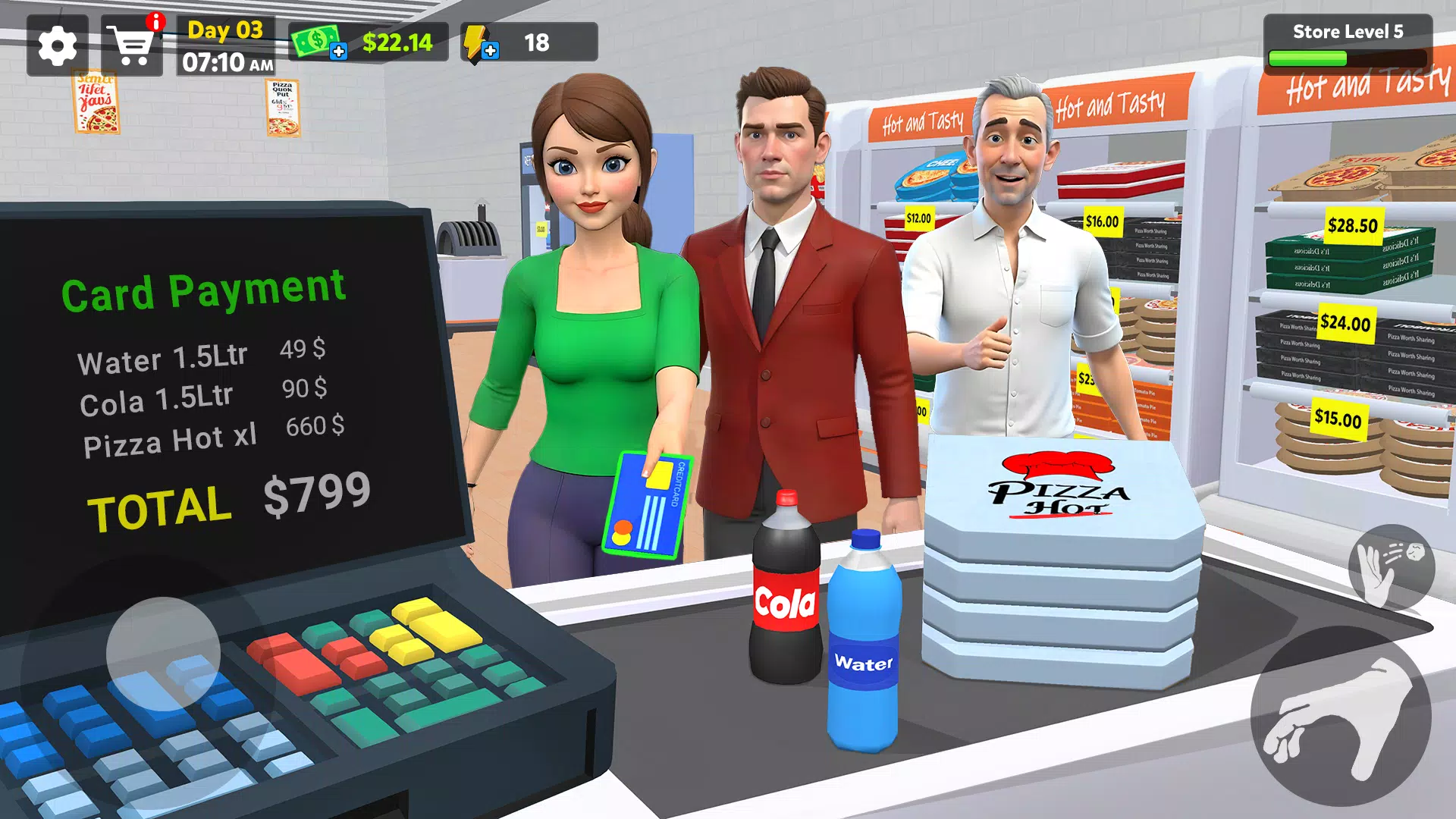 Pizza Shop Simulator 3D應用截圖第3張