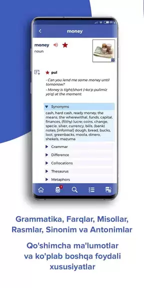 Wisdom EnglishUzbek dictionary Screenshot 3
