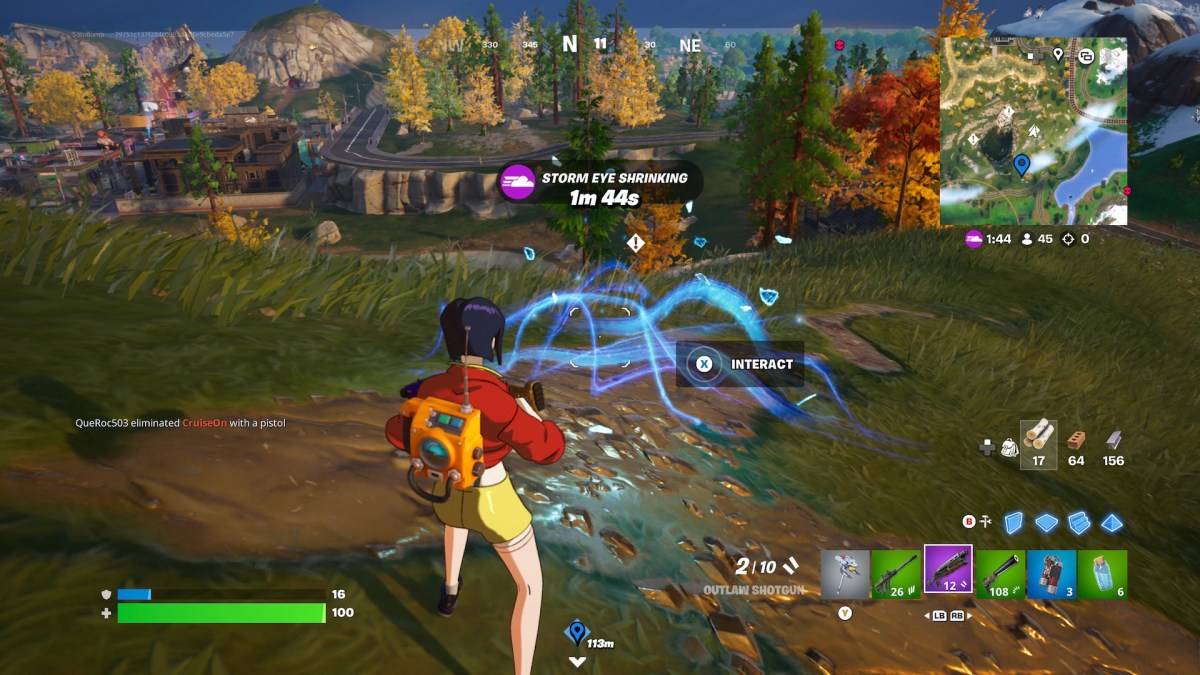 作為傳感器背包的文章的一部分,Fortnite中的神秘能量簽名。