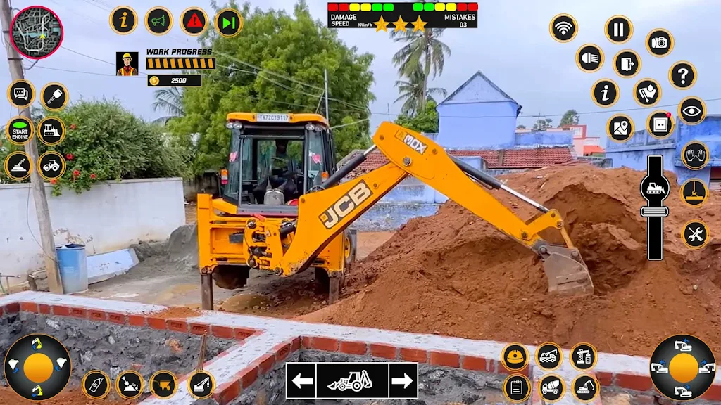 Snow Excavator Game: JCB Games Screenshot 1