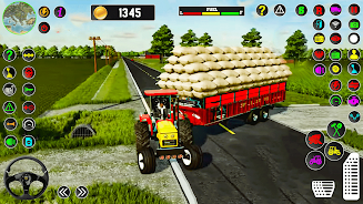 Farm Tractor Driving Game 2023 Ekran Görüntüsü 3