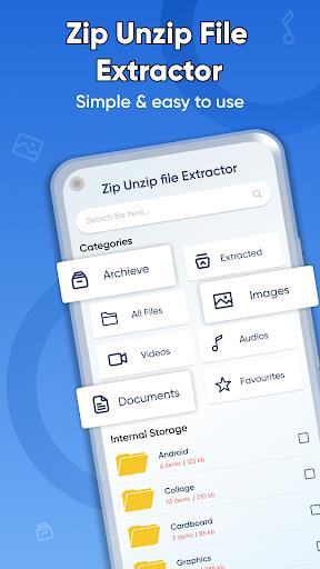 Zip File Reader 7zip Extractor Capture d'écran 1