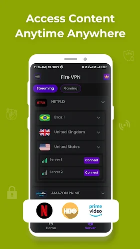 Fire VPN - Vpn Proxy Browser Скриншот 3