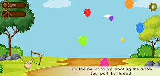Balloon Bow and Arrow - BBA Скриншот 2