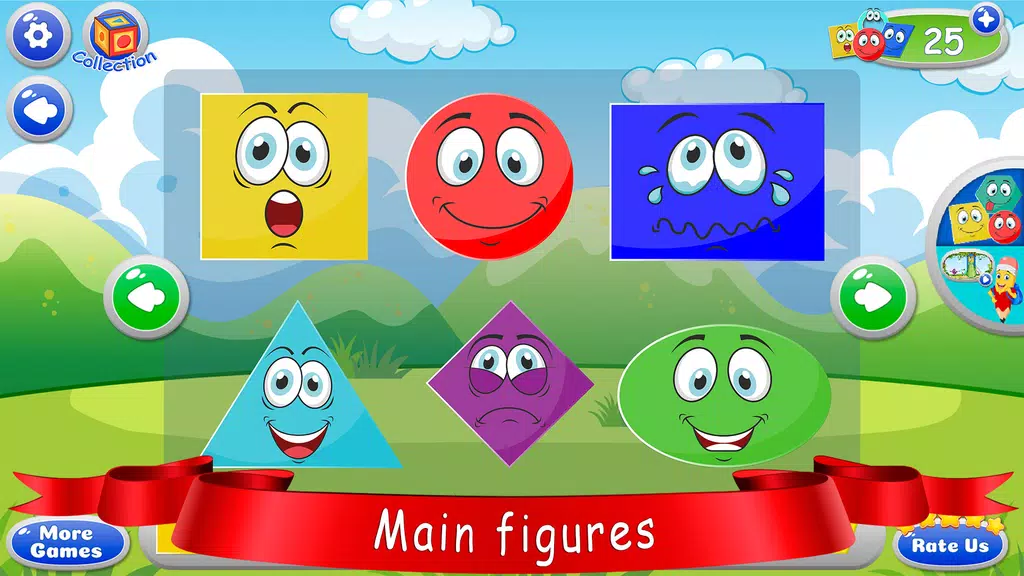 Learn shapes — kids games スクリーンショット 2