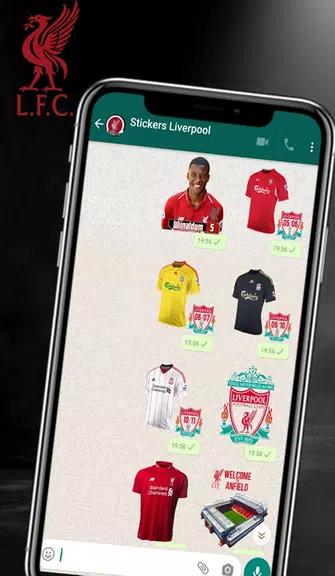 Liverpool Stickers Unofficial Captura de tela 3