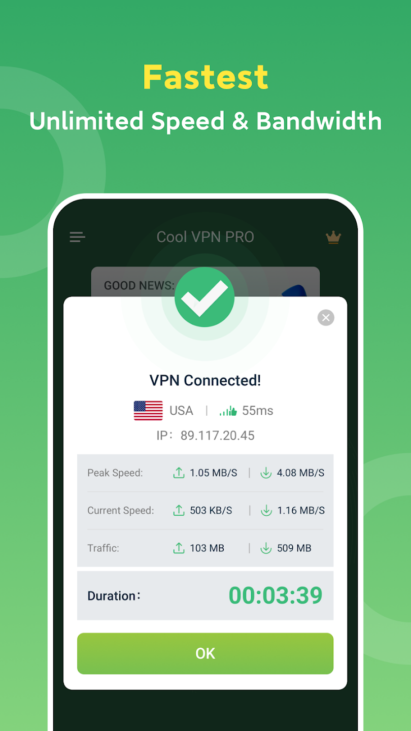 Cool VPN Pro Ekran Görüntüsü 2