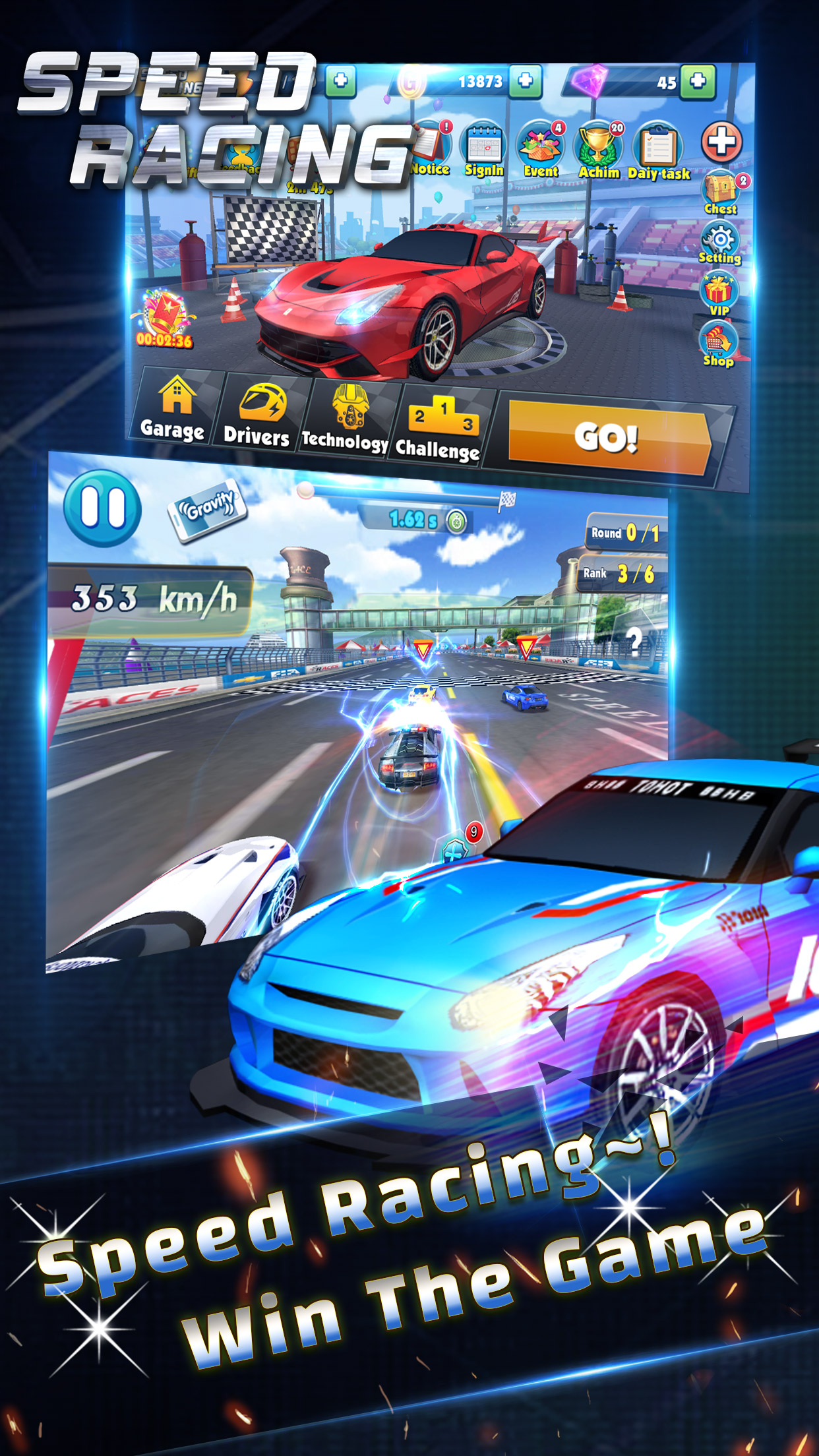 Speed Racing - Secret Racer স্ক্রিনশট 1