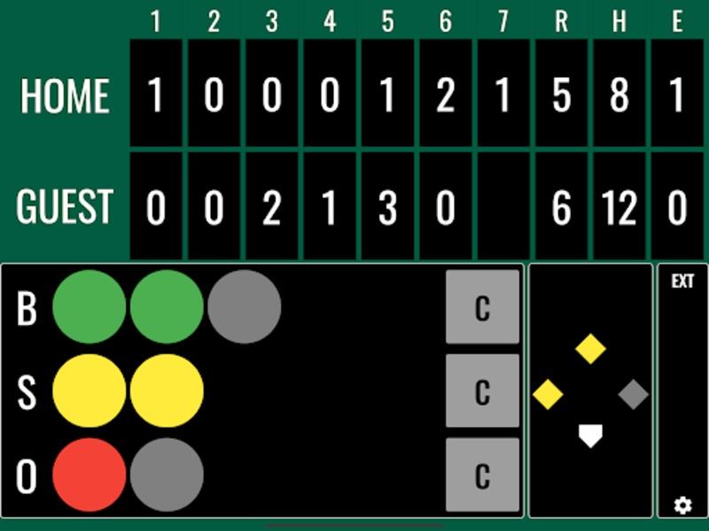 Softball Score Screenshot 2