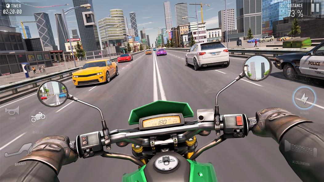 BRR: Moto Bike Racing Game 3D Mod স্ক্রিনশট 3