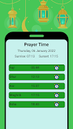 Auto Azan Alarm Prayer Times 스크린샷 1