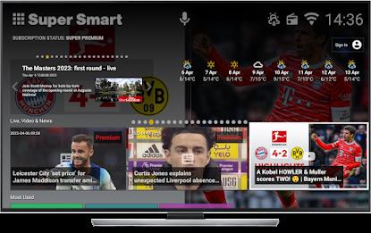 Super Smart TV Launcher Tangkapan skrin 2