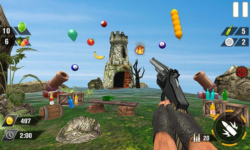 Bottle Gun Shooter Game Screenshot 2