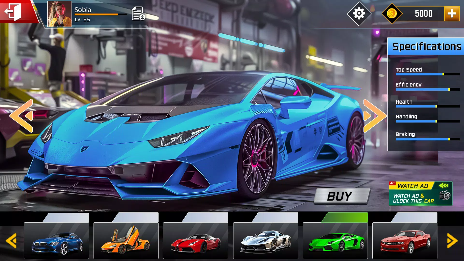 Car Racing Offline 2023 ဖန်သားပြင်ဓာတ်ပုံ 4