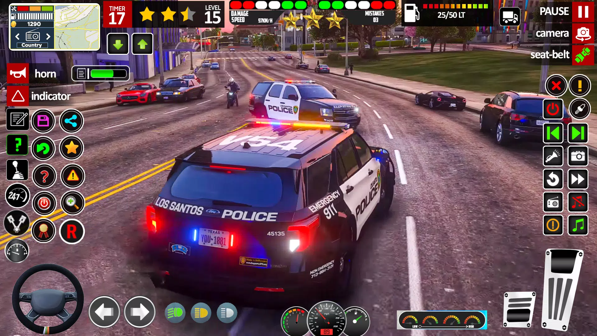 Car Chase Game Cop Simulator Capture d'écran 2