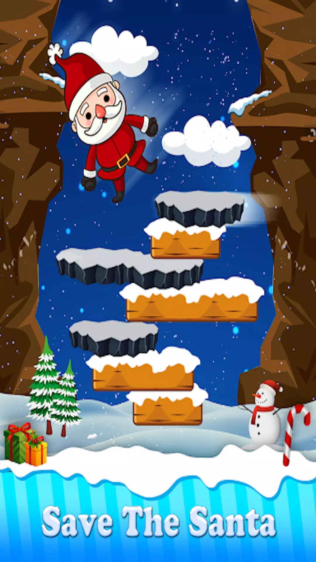 Christmas Game Santa Jump 2024 स्क्रीनशॉट 1