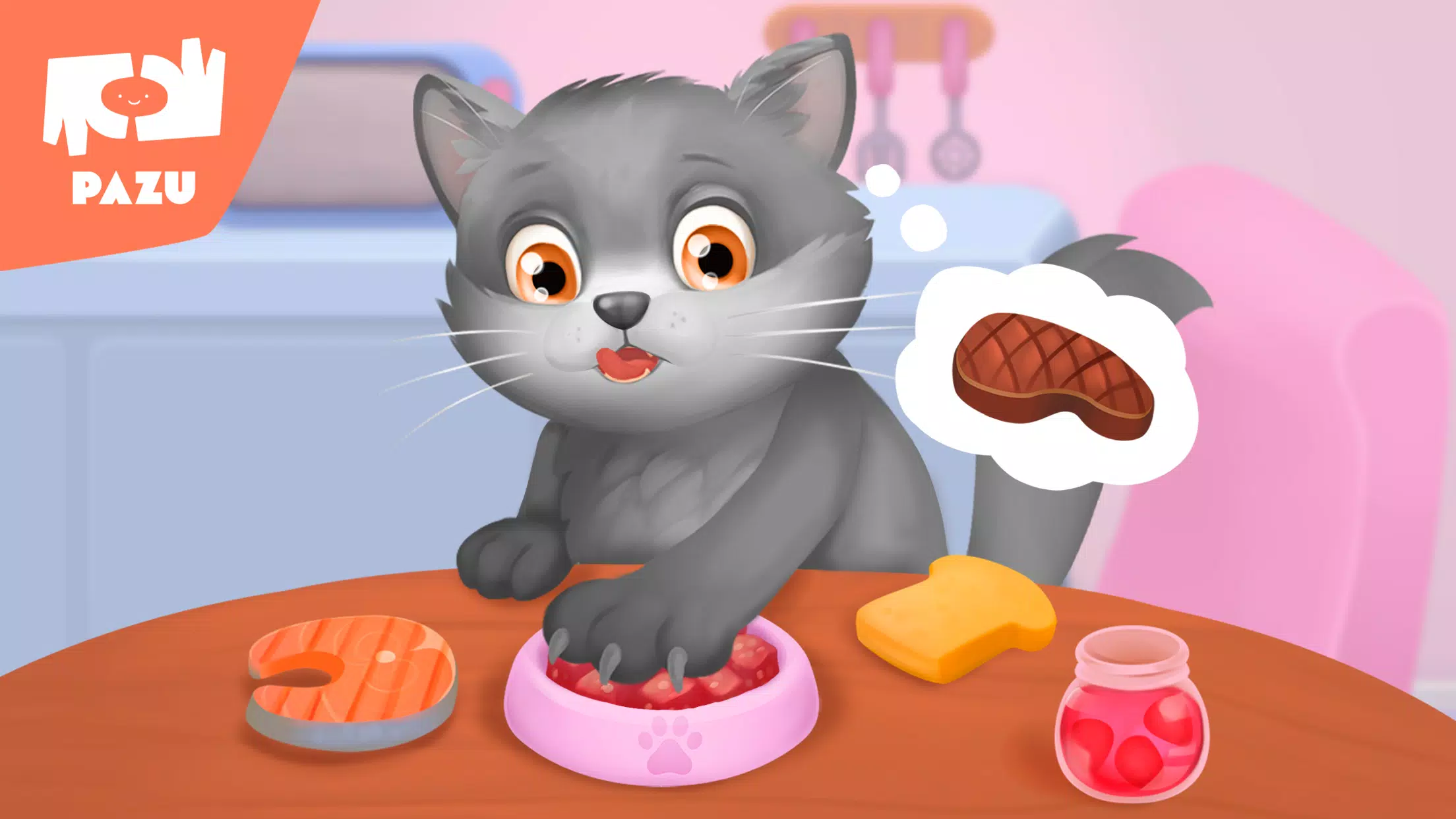 Cat game - Pet Care & Dress up Screenshot 3