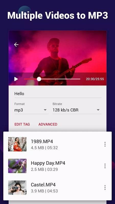 Schermata Video to MP3 – Video to Audio 2