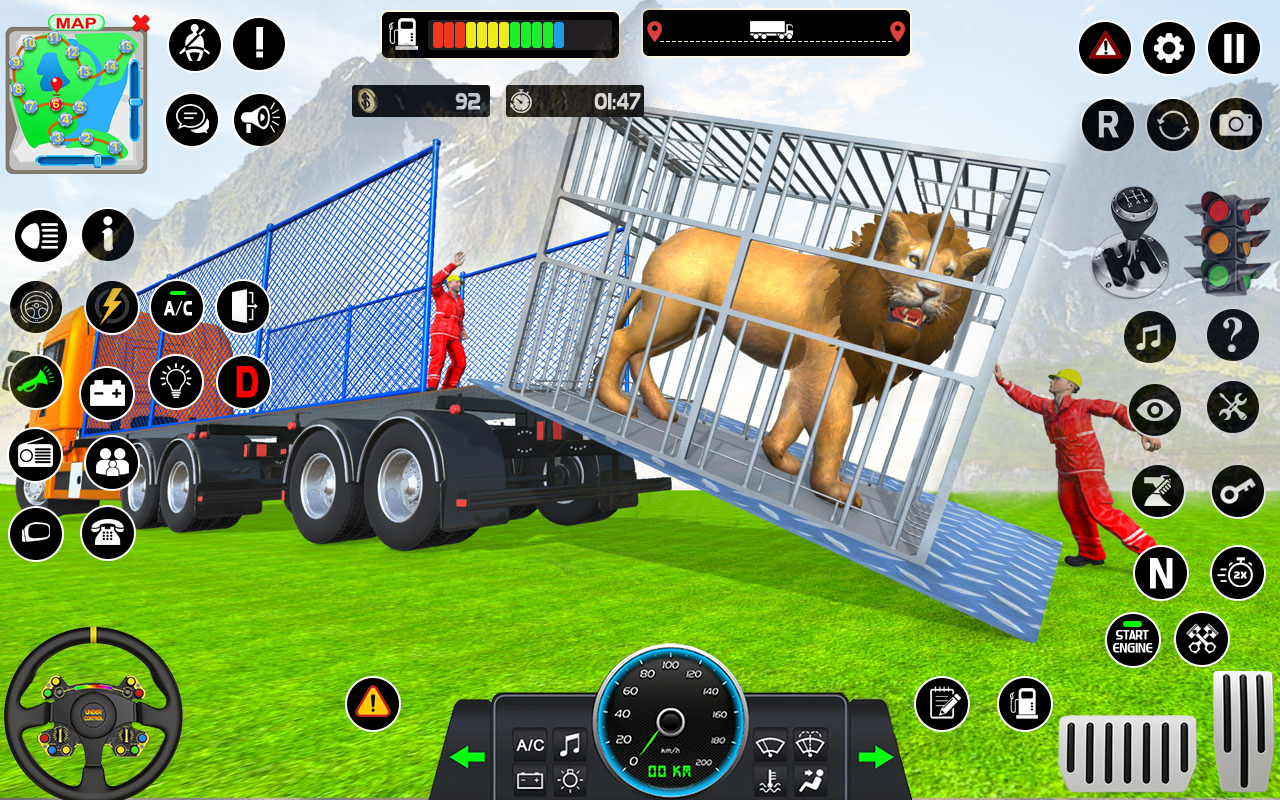 Animals Transport: Truck Games Schermafbeelding 4