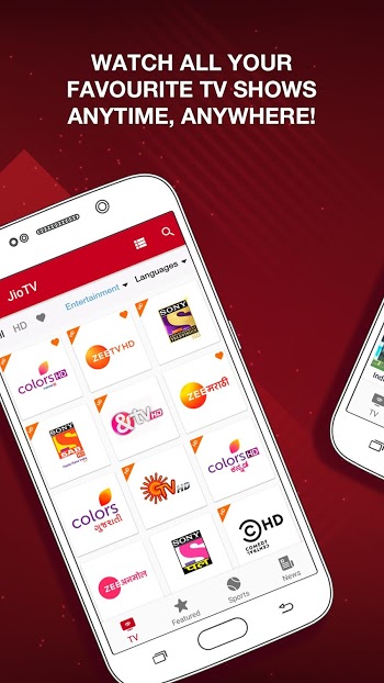 Jio TV Mod Ảnh chụp màn hình 1