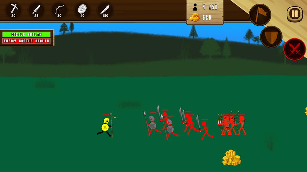 Stickman Age: Stick War Battle Captura de tela 1