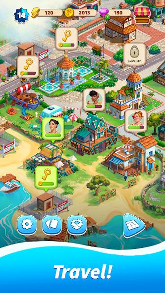 Travel Town - Merge Adventure Mod स्क्रीनशॉट 4