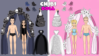 Chibi Dolls LOL: Dress up Game Schermafbeelding 1