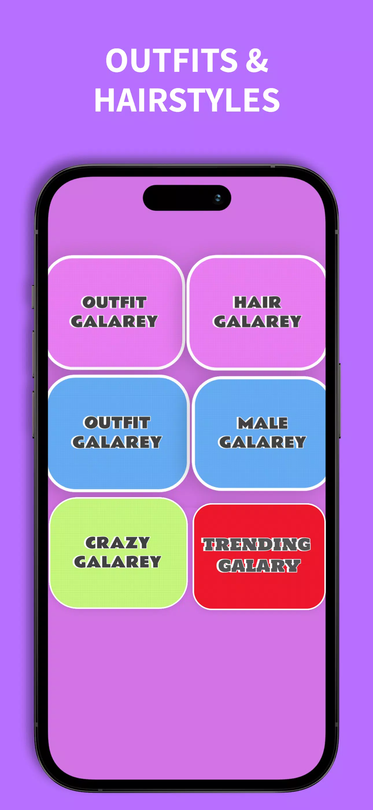 Gacha Outfits and Hairstyles 스크린샷 1