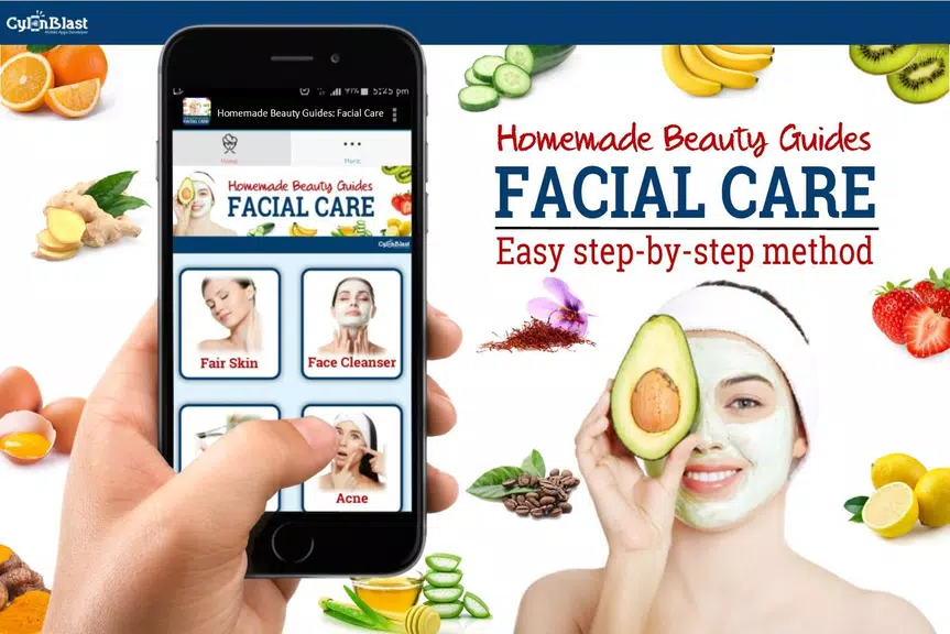 Homemade Beauty: Facial Care Capture d'écran 1