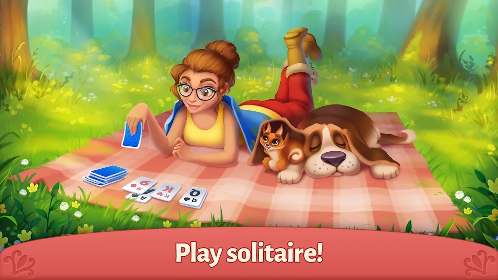 Solitaire Grove - Tripeaks Zen Captura de pantalla 1